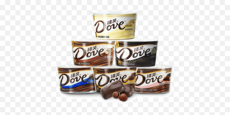 Dove Chocolate Bowl Pack Pure Dark Milk - Types Of Chocolate Png,Dove Chocolate Logo