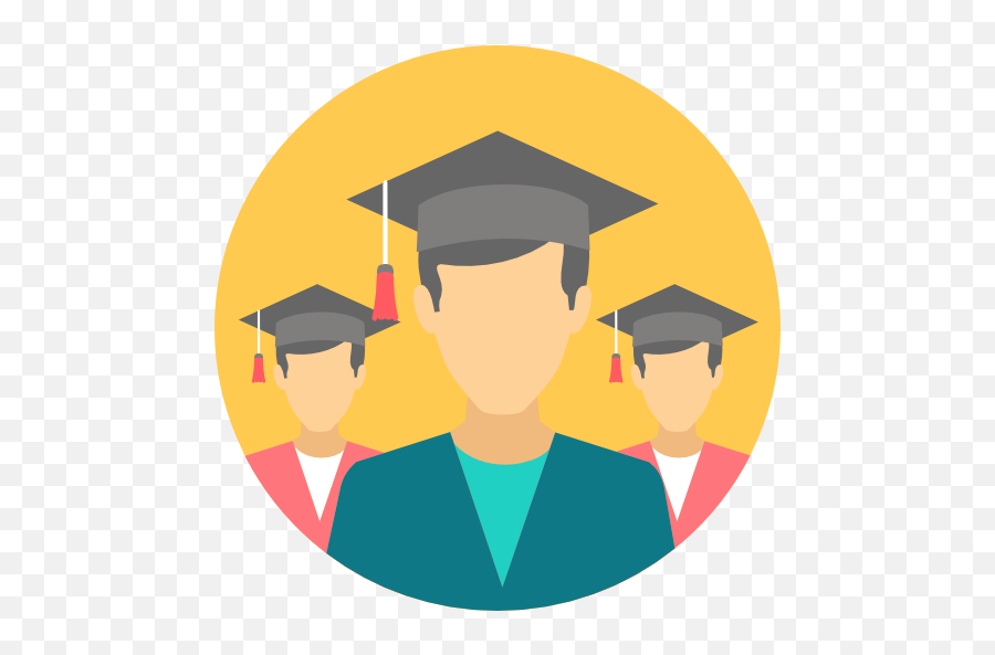 Graduation Ceremony Student Academic - Student Graduation Icon Png,Students Icon