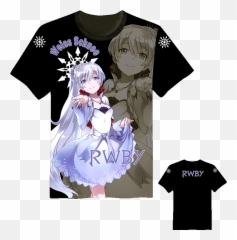 Anime Rwby Weiss Schnee Short Sleeve T - Fictional Character Png,Neopolitan Rwby Icon
