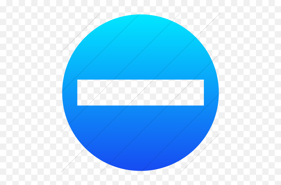 Iconsetc Simple Ios Blue Gradient Aiga No Entry Icon - Green Snapchat Png,Entry Icon