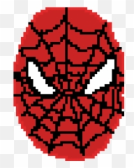 Spiderman Face Png Picture - Pixel Art,Spiderman Face Png