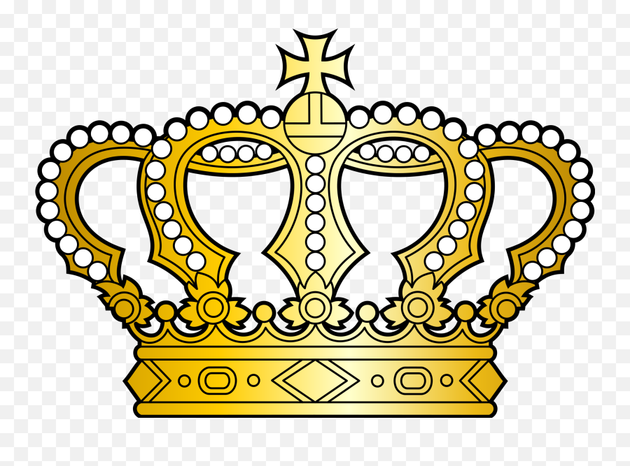 Clipart Crown Golden - Crown With A Cross Png,Crown With Transparent Background
