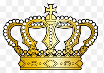 Clipart Crown Golden - Crown With A Cross png