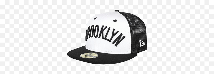 New Era Brooklyn Nets 5950 Team Word Arch Black Basketball Snapback Ne80127657 Ebay - Baseball Cap Png,Brooklyn Nets Logo Png