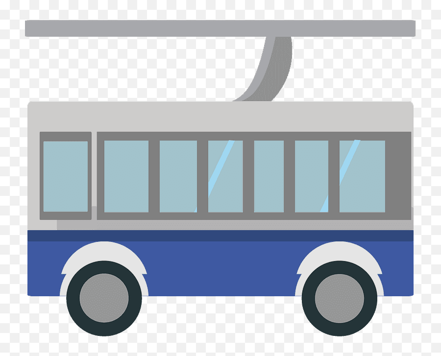 Trolleybus Emoji Clipart Free Download Transparent Png - Commercial Vehicle,Trolleybus Icon