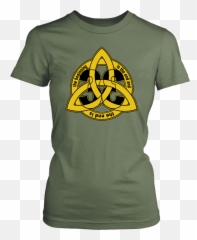 Download Triquetra Knot The Begining Is End And - Superman Vector Logo Shirt Png,Triquetra Png