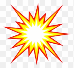 Star Burst Png - Transparent Background Explosion Clipart,Burst Png