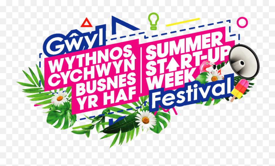 Summer Startup Week Png Bilingual Icon