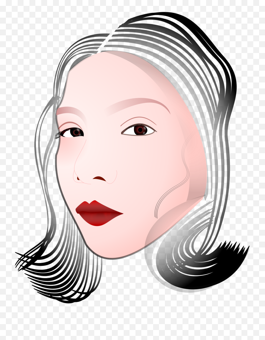 Fileface Of Woman Iconsvg - Wikimedia Commons Face Png,Woman Icon