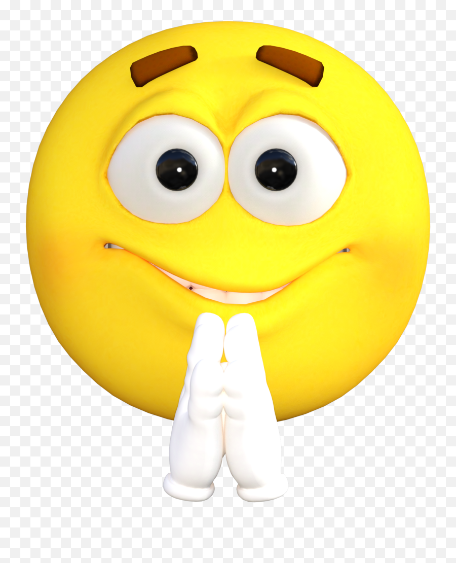Praying Emoji Transparent Png - Emoticon Terima Kasih Di Wa,Laughing Emoji Transparent