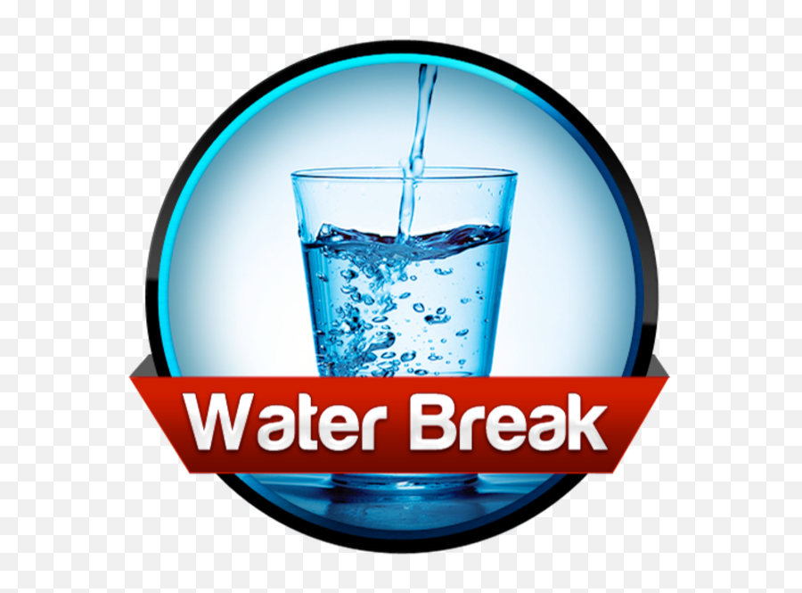 Water Break - Water Break Clipart Drinking Water Water Break Clipart Png,Glass Break Png