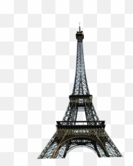 Paris Clipart Building - Transparent Background Eiffel Tower Png