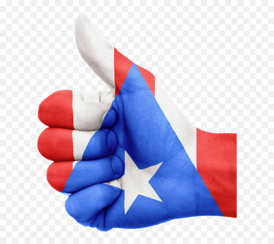 Png Puerto Rico Flag Hand Prid - Puerto Rico Bandera Mano,Puerto Rico Flag Png