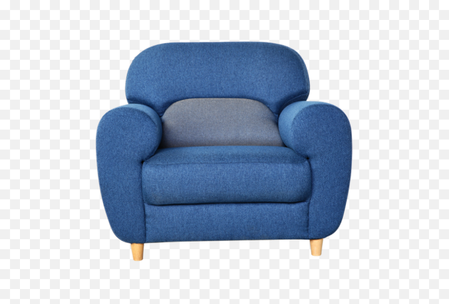 Mellow Single Seater Sofa In Ash Grey - Sofa Chair Single Png,Sofa Transparent