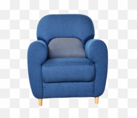 Mellow Single Seater Sofa In Ash Grey - Chair Png