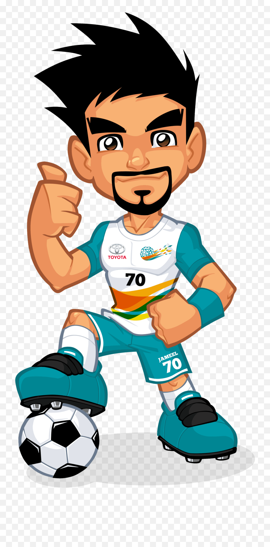 Mascot Design For Abdul Latif Jameel League Clipart - Full Saudi Professional League Png,Macho Man Png