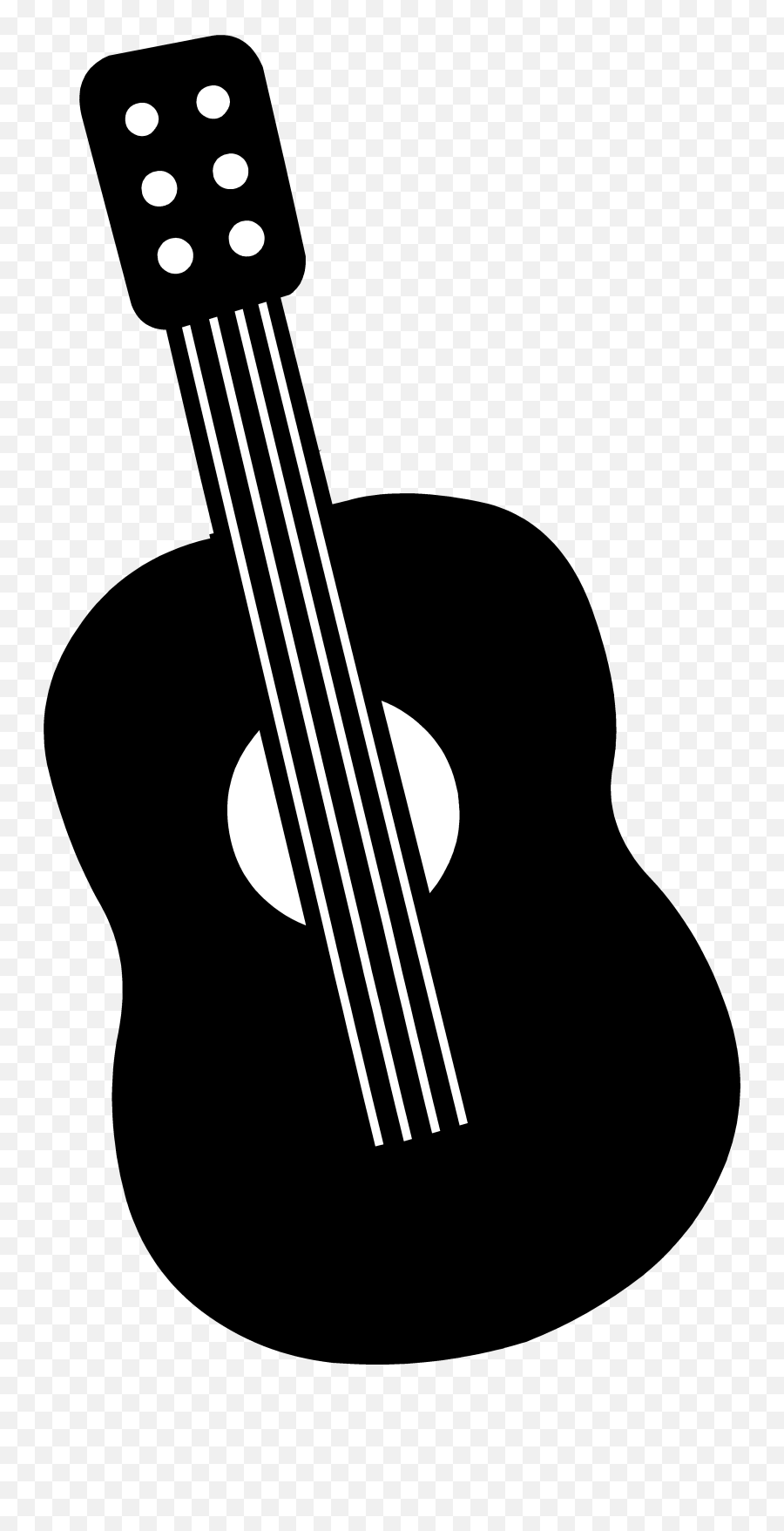 Free Guitar Silhouette Png Download - Guitar Black Background Cartoon,Guitar Silhouette Png