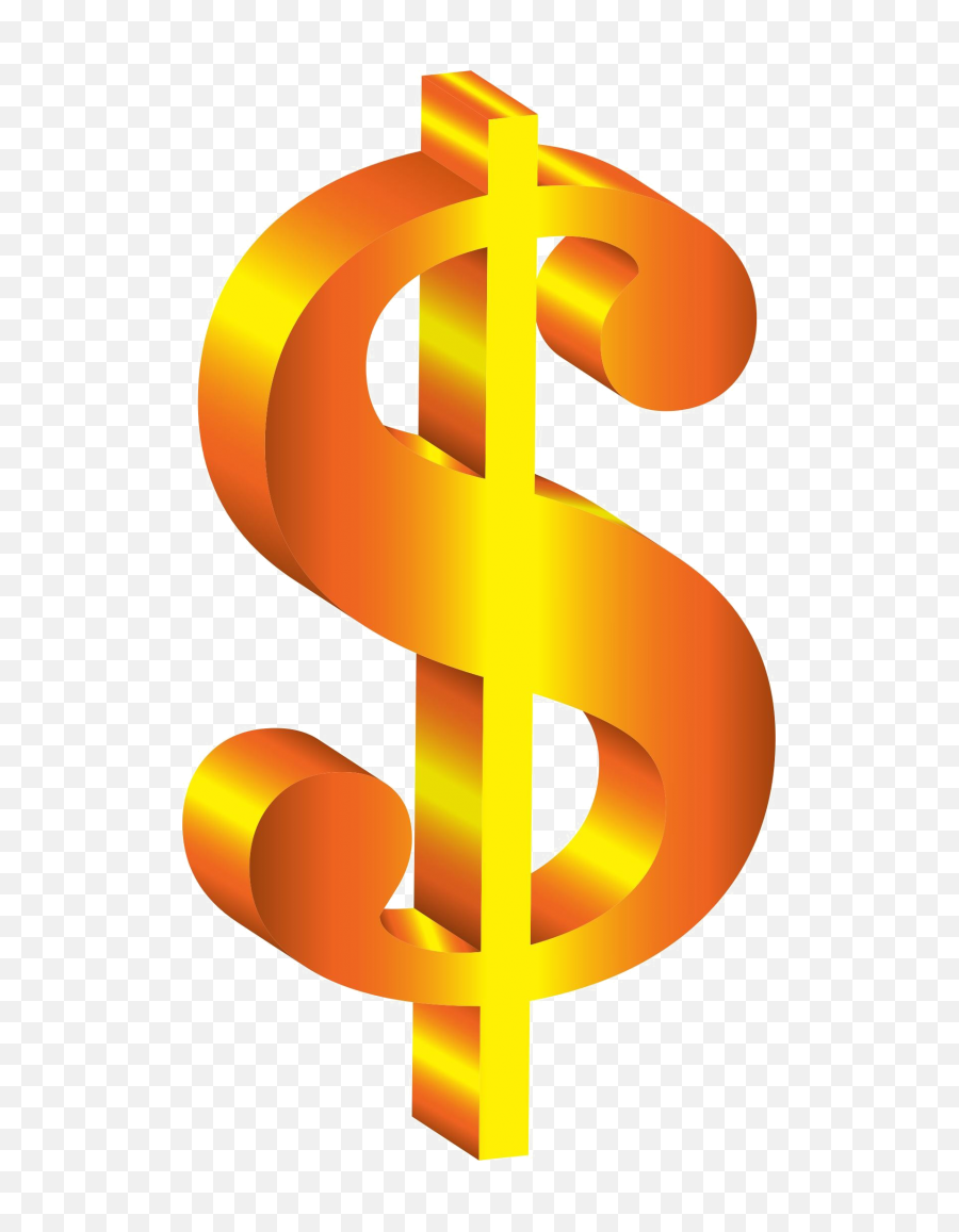 Download Golden Dollar Sign Png Image - 3d Dollar Sign Transparent,Dollar Sign Transparent