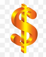 Download Golden Dollar Sign Png Image - 3d Dollar Sign Transparent,Dollar Sign Transparent