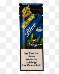 Kingpin Hemp Wraps Blue - Kingpin Blunt Png,Kingpin Png
