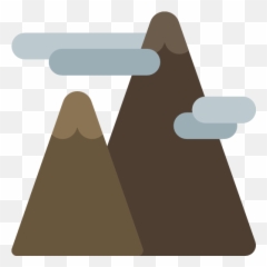 Mountain Cartoon Clipart - Font Hand transparent Mountains Png Icon