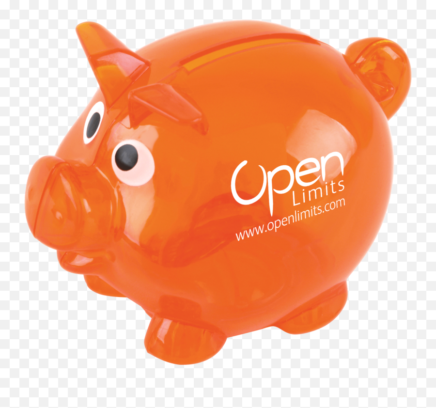 Mini Printed Piggy Banks - Inflatable Png,Piggy Bank Transparent