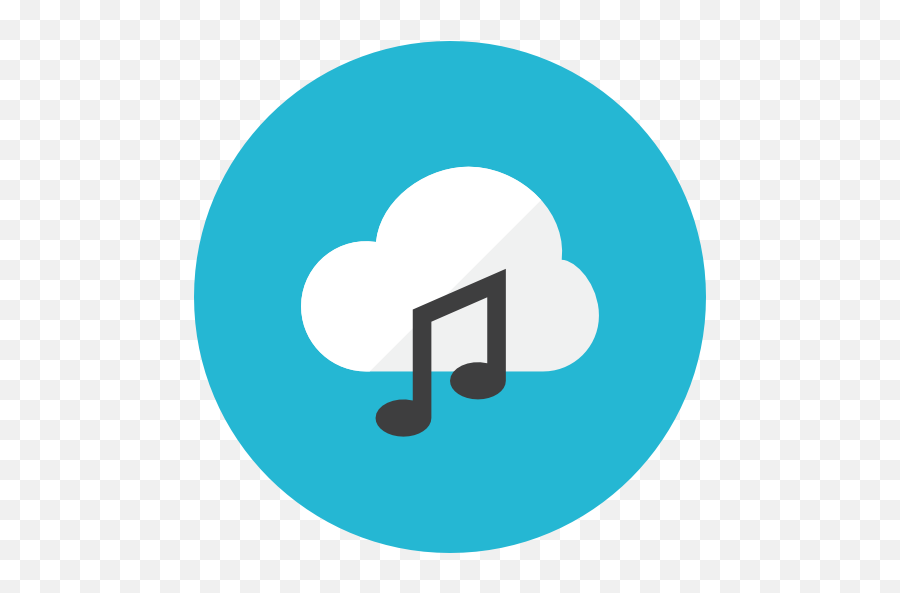 Cloud Music Icon Kameleon Iconset Webalys - Music Icon Round Png,Apple Music Icon Png