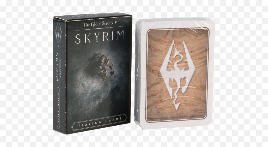 The Elder Scrolls V Skyrim Playing Cards - Elder Scrolls V Skyrim Png,Playing Card Png