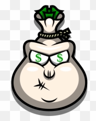 Library Of Thief Money Bag Clip Art Freeuse Download Png - Transparent Cartoon Money Bag,Thief Png
