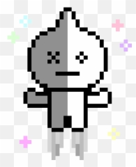 Bt21 Background 1 Style 2 Pixel Art Maker - Asriel Pixel Png,Bt21 Png