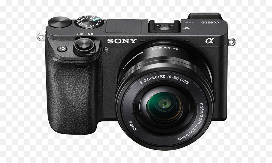 Sony Digital Camera Transparent Image - Sony A6300 Png,Camera Transparent Background