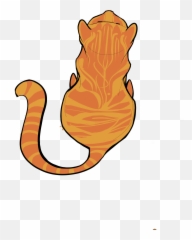 Cat From Above - Of Cartoon png