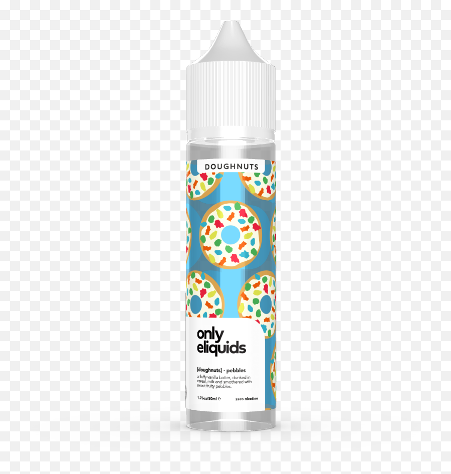 Only Eliquids Doughnuts Pebbles 0mg 50ml - Doughnut Png,Pebbles Png