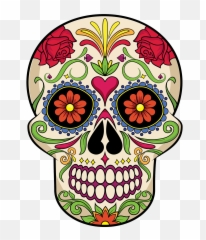 Sugar Skull Clipart - Vector File Free png