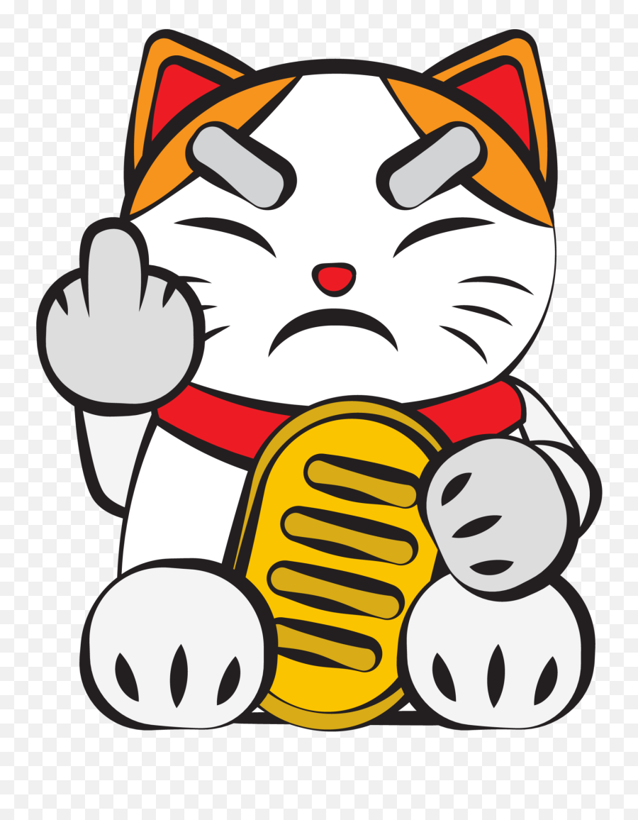 Angry Cat T - Cartoon Png,Angry Cat Png