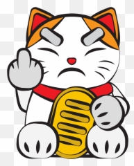 Angry Cat T - Cartoon Png,Angry Cat Png