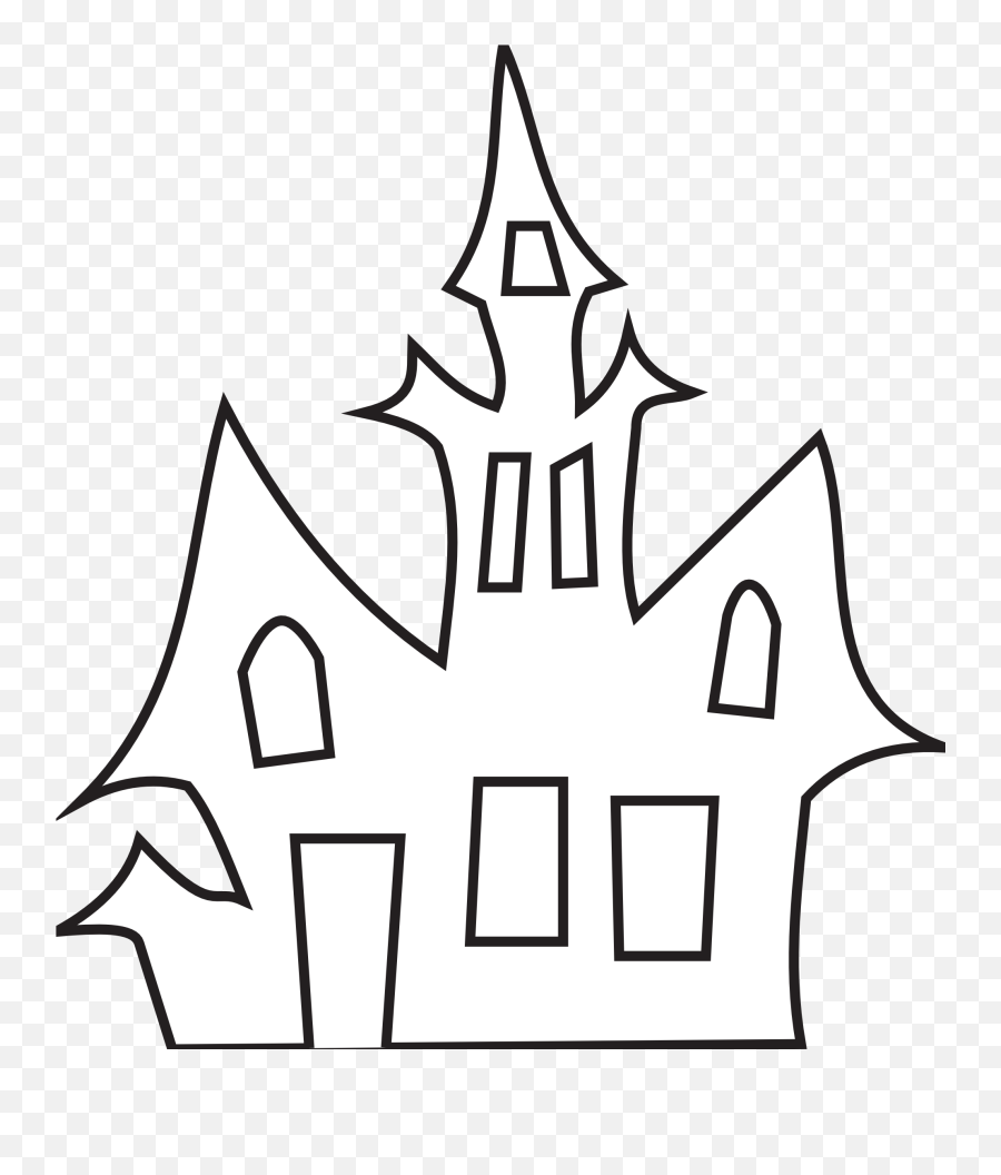 Haunted House Clipart Cool Haunted House Clipart Black Png Free Transparent Png Images Pngaaa Com