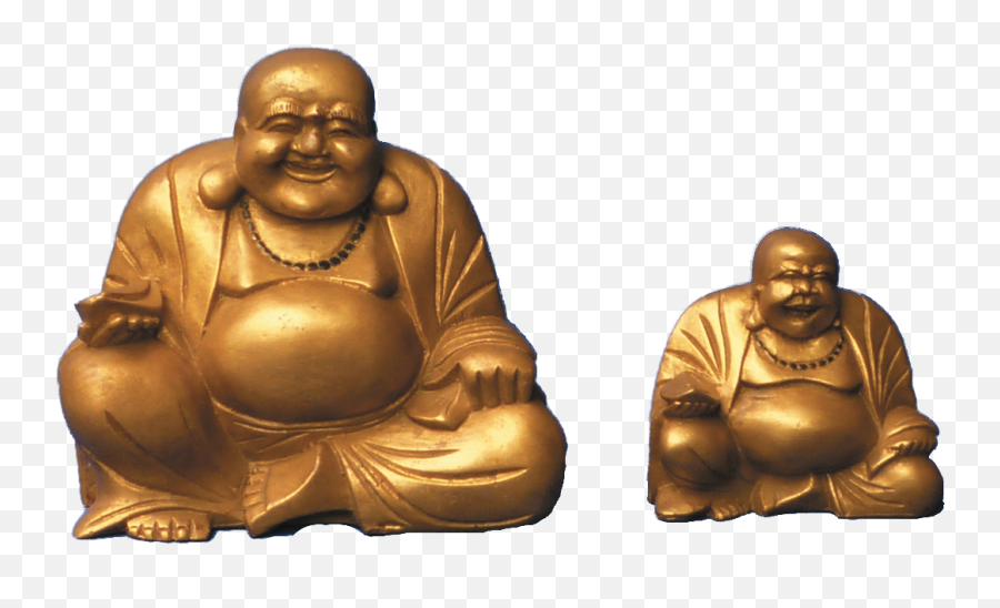 Resin Happy Buddha Gold - Various Sizes Bronze Sculpture Png,Buddha Png