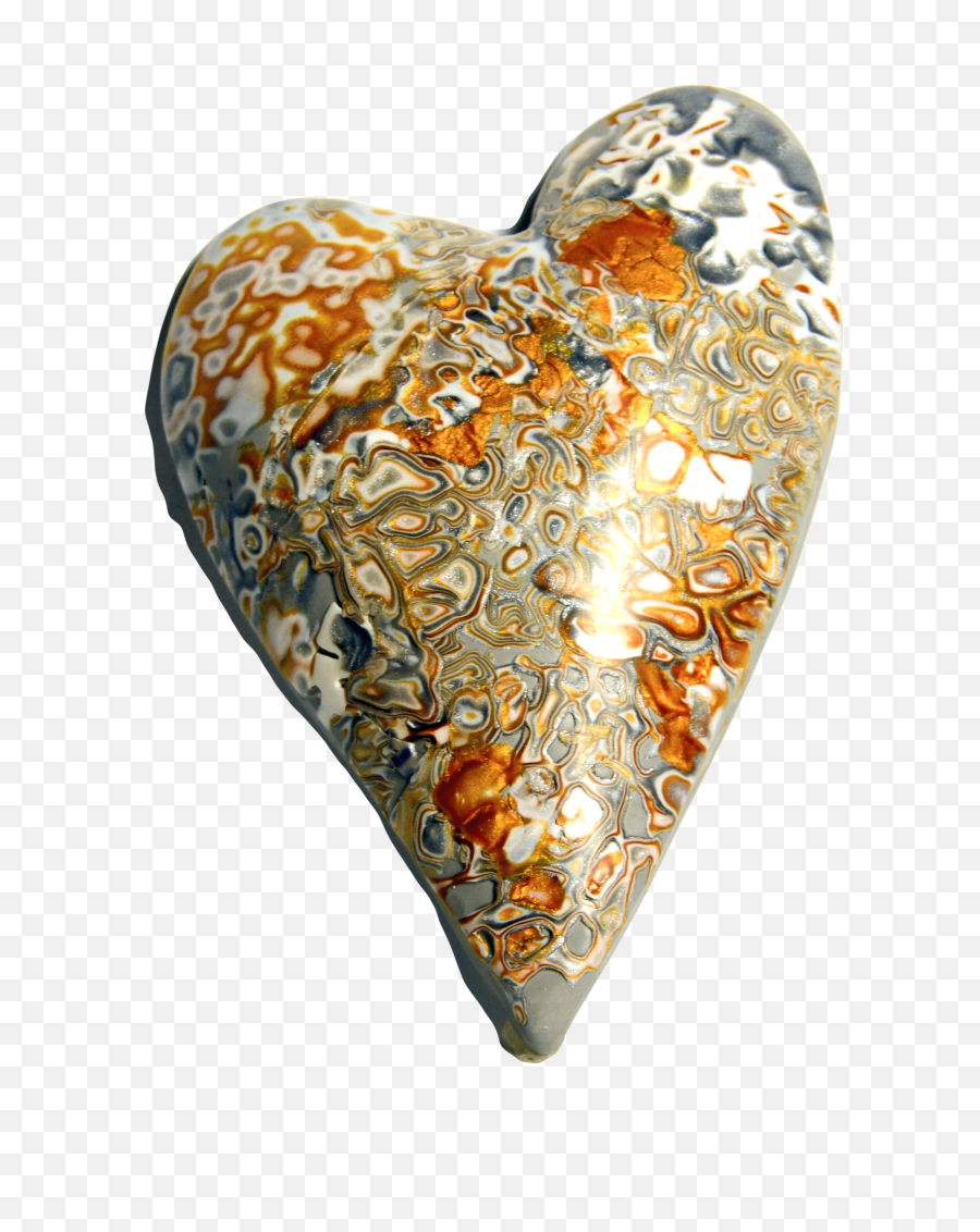 Mokume Gane Gold U0026 Silver Heart Brooch Justsuthi - Heart Png,Specks Png