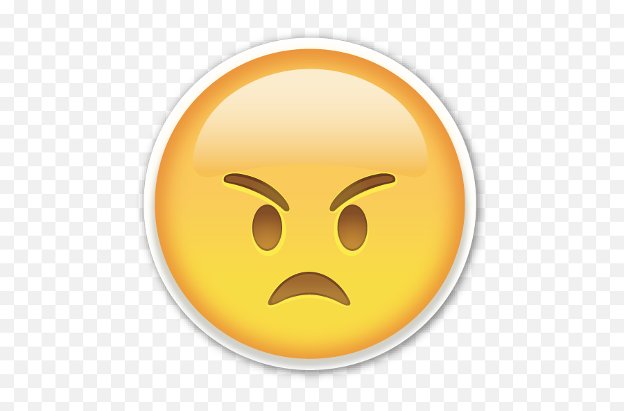Mad Emoji Clipart - Transparent Background Sad Emoji Png,Angry React Png