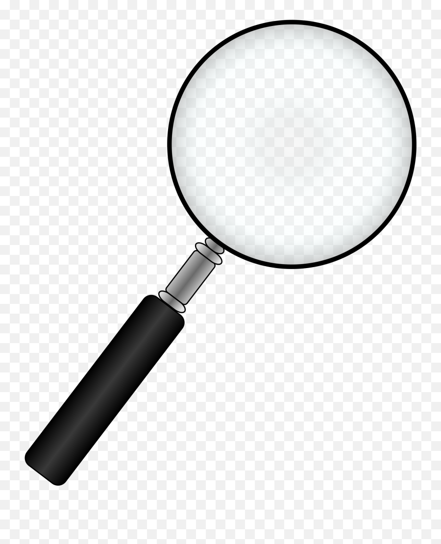 Black Magnifying Glass Clip Art Png - Magnifying Glass Png No Background,Magnifying Glass Clipart Png