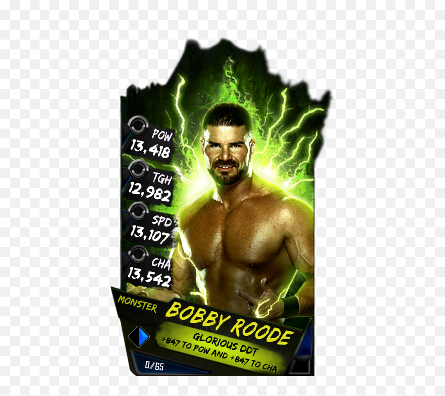 Bobby Roode Png - Wwe Supercard Template Hd,Bobby Roode Png