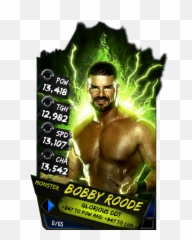 Bobby Roode Png - Wwe Supercard Template Hd,Bobby Roode Png