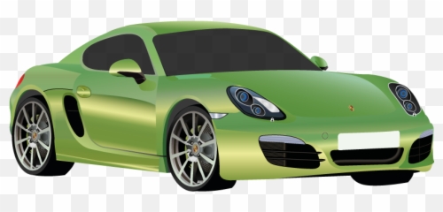 Download Porsche Vector Illustrator Clip Art Free Stock - Porsche Cayman Green Free Png,Porsche Png