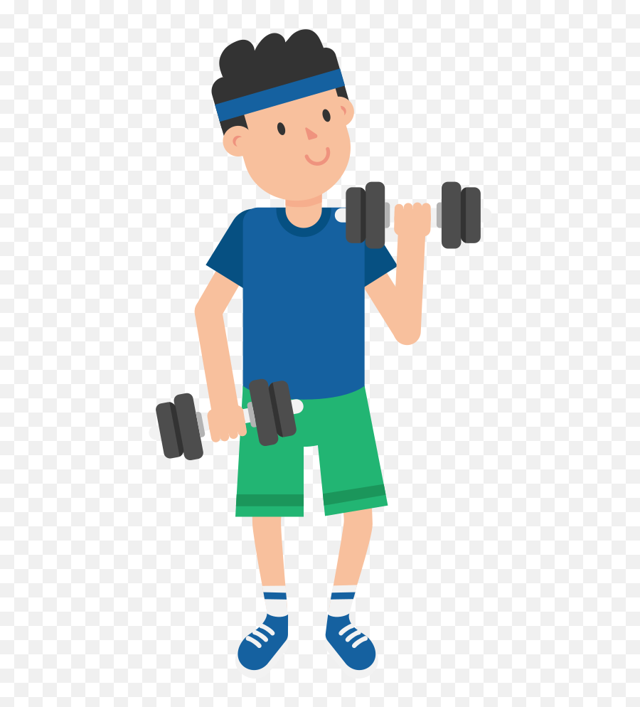 Weights Svg Dumbbell Transparent Png - Person Lifting Weights Cartoon,Dumbbells Png