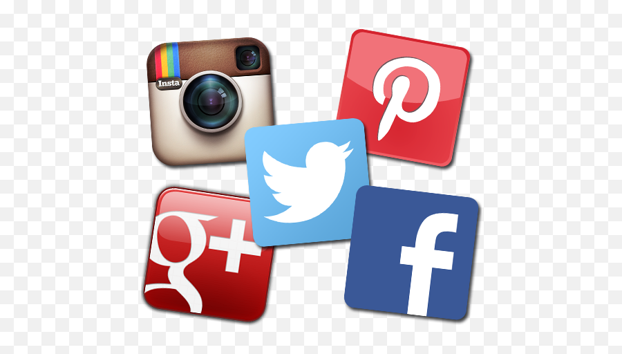 Social Media Icons - Instagram Icon Png,Facebook Twitter Instagram Logo