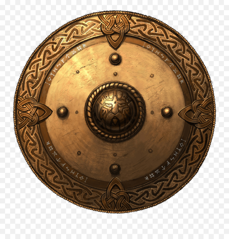 Golden Shield Transparent Png - Viking Shield Png,Shield Png