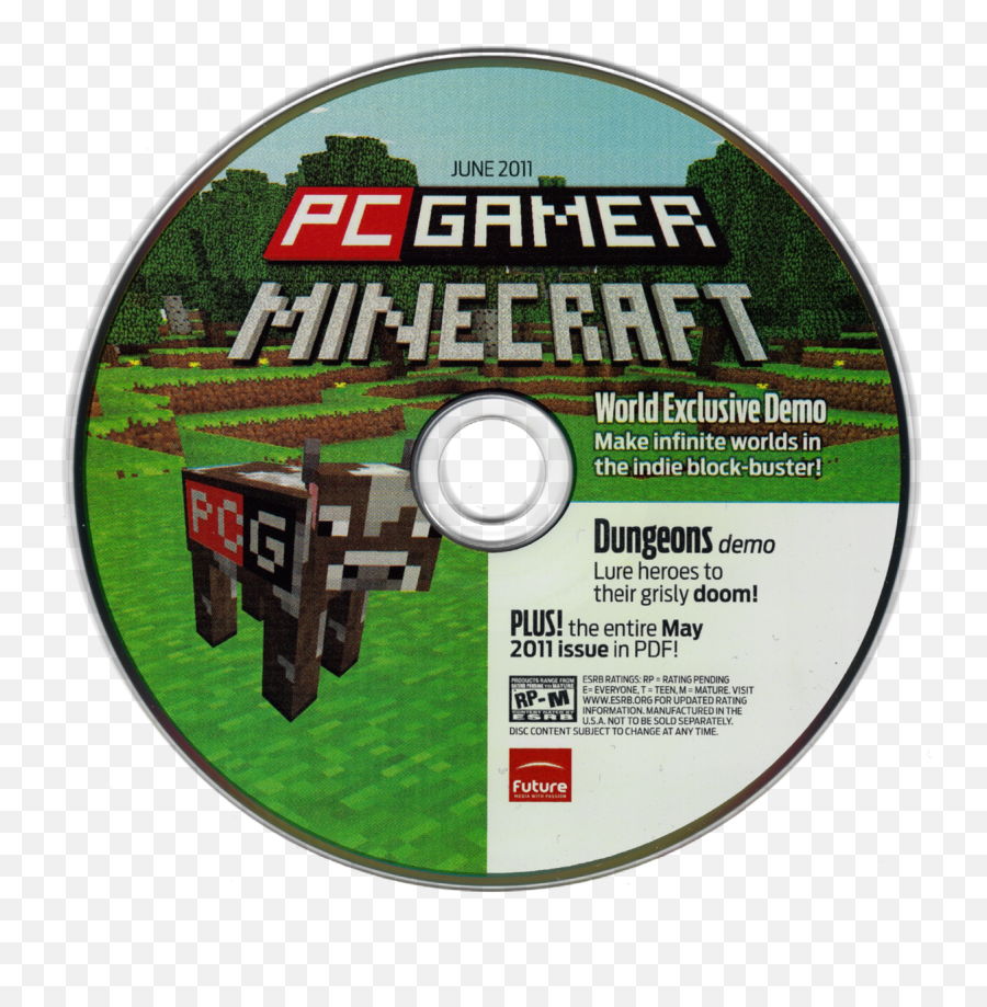 Pc Gamer Demo - Minecraft Pc Gamer Demo Png,E For Everyone Png