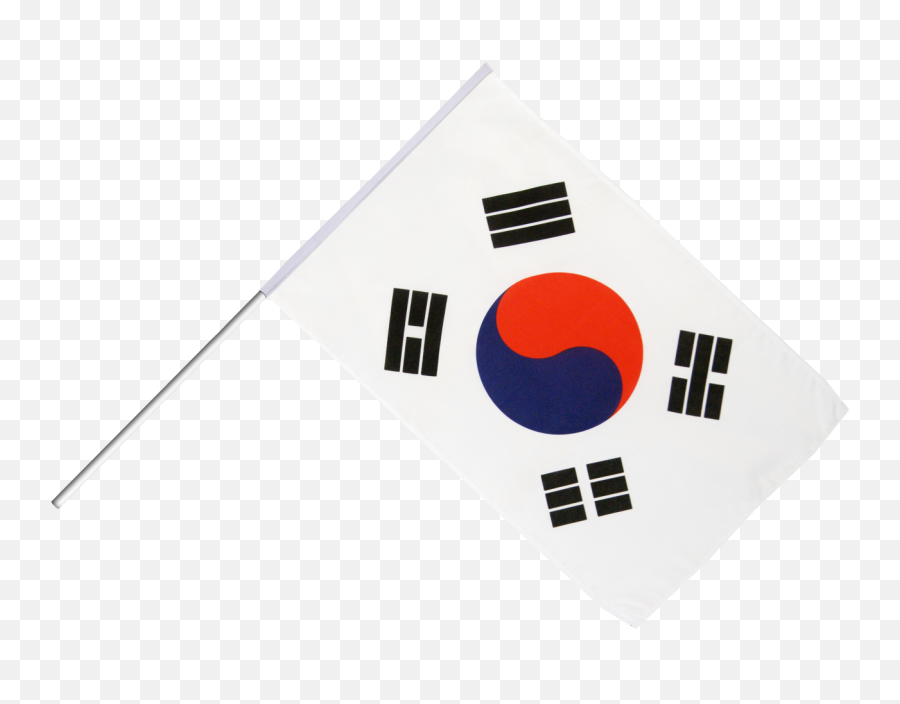 South Korea Hand Waving Flag - Korean Flag Transparent Png,South Korea Flag Png