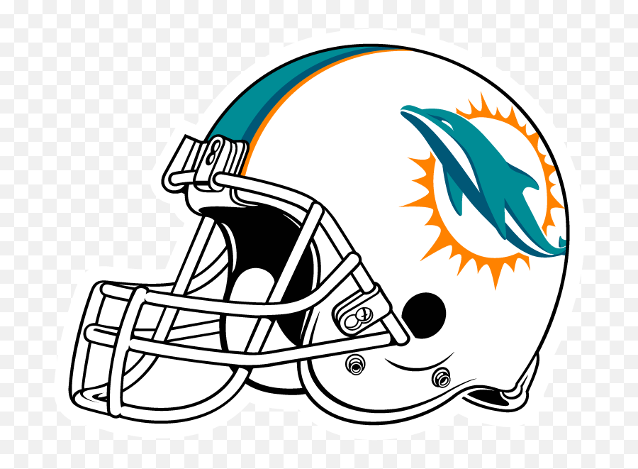 Dolphin Clipart Helmet - Dallas Cowboys Coloring Pages Png,Miami Dolphins Logo Png